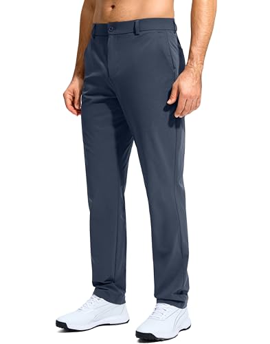 Image of G Gradual Mens Golf Pants Stretch Dress Casual Pants 30 inch /32 inch /34 inch Lightweight Work Travel Slacks for Men with 4 Pockets