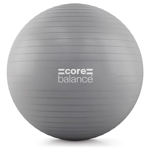 Core Balance Anti Burst Gym Ball With Inflation Pump, 55cm 65cm 75cm 85cm, Inflatable Birthing Pregnancy Swiss Ball, Yoga, Pilates, Exercise, Fitness