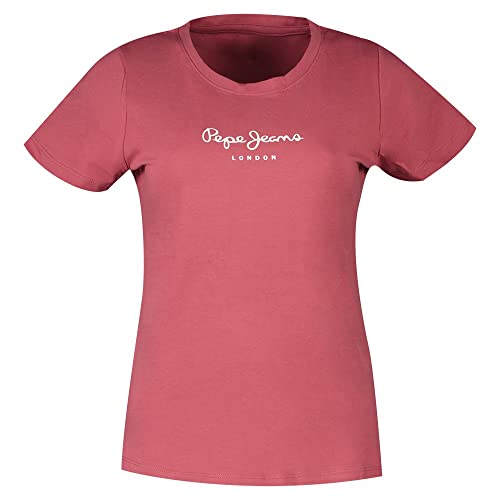 Pepe Jeans Women's New Virginia SS N T-Shirt, Pink (Dark Blush Pink), M – Ansicht 1