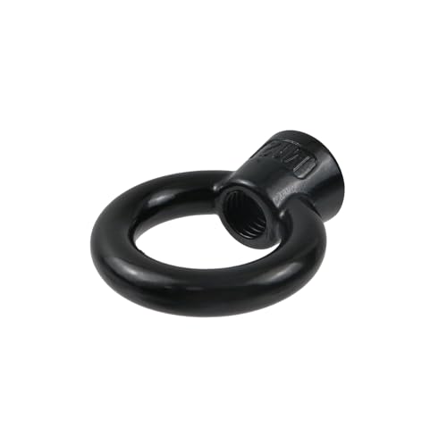 Image of Oedema 4 Pcs M12 Heavy Duty Eye Bolts with Nuts 304 Stainless Steel Ring Shape Eye Nut Female Threaded Nut Fastener