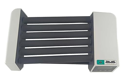 Digital Vertical Axis Roller Mixer Lab Roller Mixer with 6 Rollers Timer(1min-23h59min) Brushless Motor Speed 20-80 RPM for Mixing Viscous Liquids and Solid-Liquid Suspensions