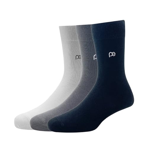 Image of Peter England Men's Cotton Full Length Socks Pack of 3