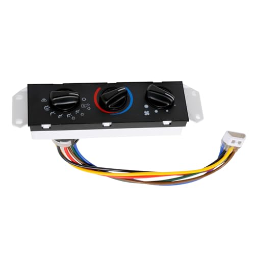 Aynaxcol HS-373 HVAC Climate Control Panel with Blower Motor Switch HVAC A/C Heater Control Panel Replacement for Jeep Wrangler TJ 1999-2004 Replace# 55037473AB, BL101