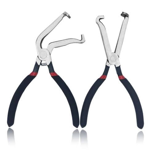 2Pcs Upgraded ?Electrical Disconnect Pliers, Electrical Connector Disconnect Pliers, Automotive Fuel Line Petrol Clip Pipe & Hose Disconnect Tools with Anti-Slip Grip,for Fuel Injectors