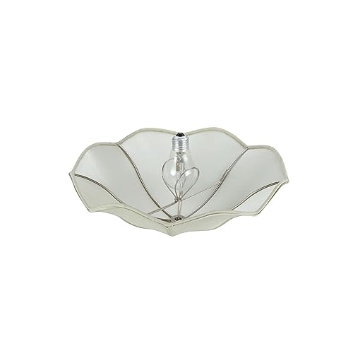 Image of Aspen Creative 39003A Ceiling Clip-on Lamp Shade, Transitional Design in Tan, 13 inch Diameter x 5 inch Height