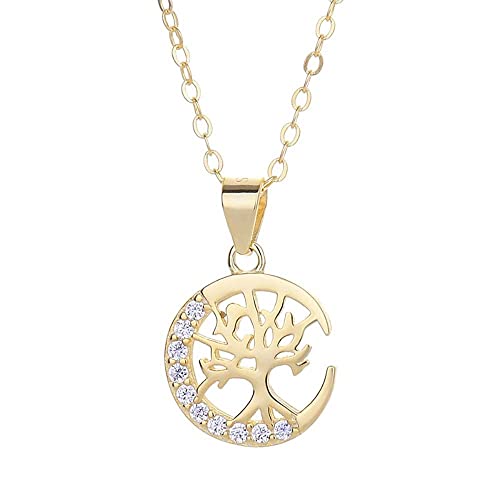 Collier Arbre de Vie plaqué Or ZLBYGM pour sublimer vos tenues d'été