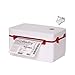 NBLD Thermo-Etikettendrucker Thermischer 4-Zoll-Bluetooth-USB-Express-Versand-Barcode-Aufkleberdrucker für Bürohotels (Color : Red, Size : Medium) (Red M)