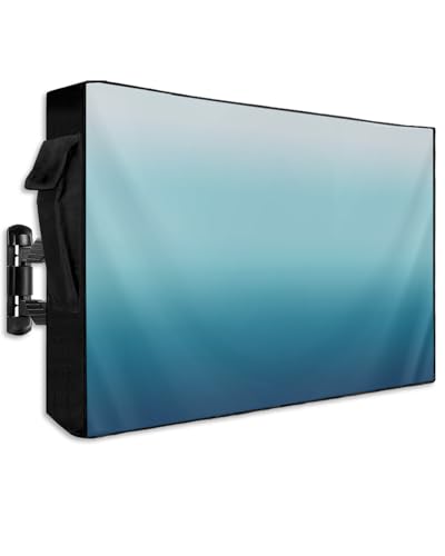 Waterproof Outdoor TV Cover 70 to 75 Inch,Modern Style Blue