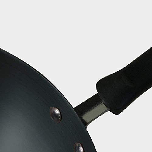 Wok de hierro fino con tapa 34 cm miniatura 5