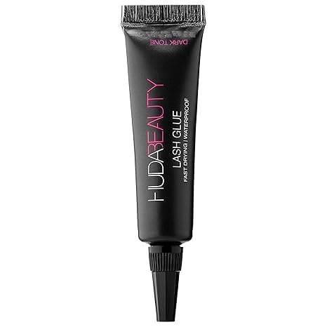 Huda Beauty Lash Glue, For Eyelash Extensions | Adhesive Glue Eyelashes Extension Glue Waterproof Dark Tone Blends with Black and Brown False Lashes-picture-40
