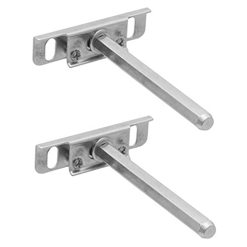 FURNICA 2x Support à tablette dissimulé L:112mm Cover