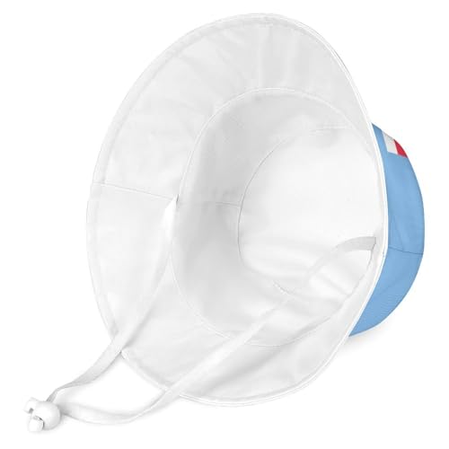 Kids Sun Hat Singapore Flag Bucket Hat for Girls & Boys,Lightweight Nylon Packable Fun & Cool Reversible3