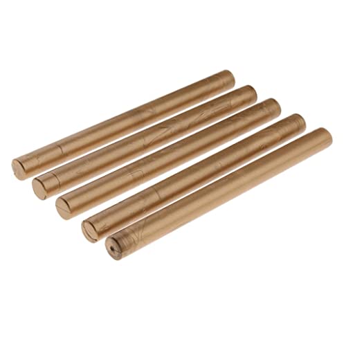 Pegamento redondo dorado 135x11 mm para manualidades de bodas y sellado de sobres