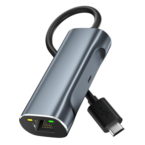 Ethernet Adapter for Fire TV Stick, Micro USB to...