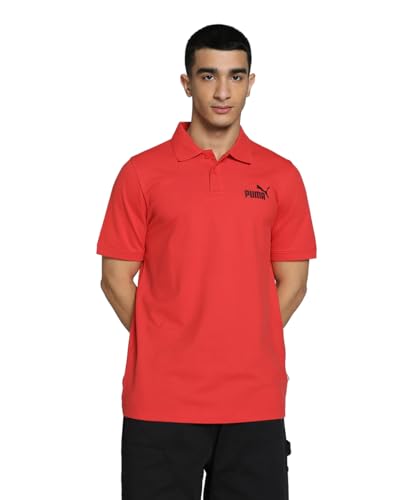 Image of Puma Men Cotton Solid Regular Fit T-Shirt