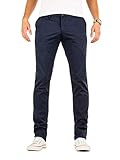 5-Pocket Style mit Zipfly Yazubi Herren Chino Hose Luke, Blau (Dark Sapphire 2R194020), W32/L34