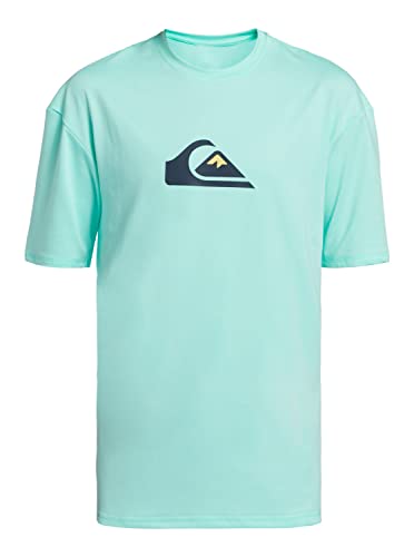 Quiksilver Camiseta Surf de Manga Corta UPF 50 Solid Streak Jungen 8-16 Verde L/14