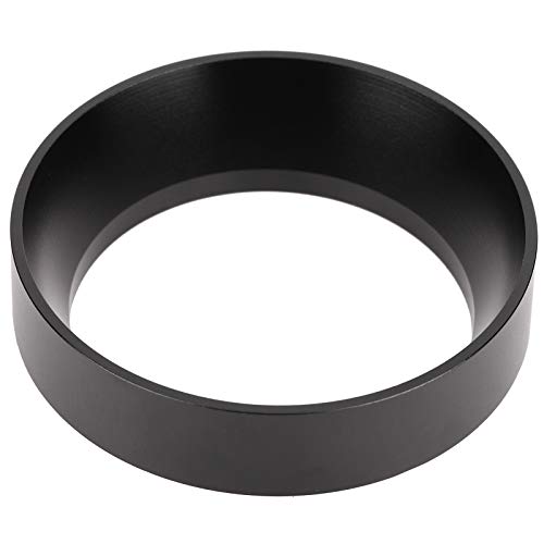 Powder Dosing Funnel, Dosing Ring, Magnetic Design for Cafe Home(Black, 51MM with Magnetic)