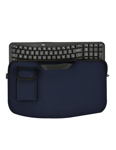Portable Keyboard Sleeve for Logitech MK670/Wave Keys Ergonomic Keyboard