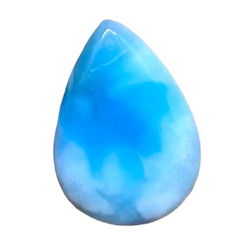 Larimar naturel en poire pour créer vos bijoux de vacances d'été