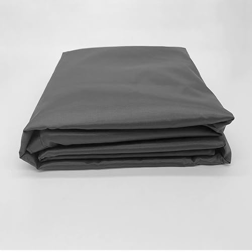 Filet d'ombrage gris clair 6x6m avec kit de fixation complet - 8