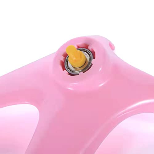 Hamster Flying Saucer Silent Running Exercise Wheel For Hamsters, Gerbils, Mice,Hedgehog And Other Small Pets Silent Running Wheel Hamster Wheel (Dark Pink) #TOP5