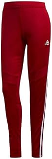 adidas Women's Tiro 19 Training Pants, Power Red/White, Small