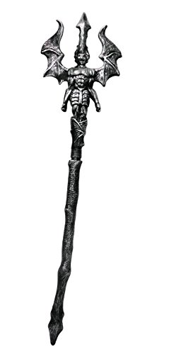 RED or SILVER Wickedly Cool The Gate Keeper Devil Costume Pitchfork