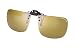 Eagle Eyes Clip On Sunglasses - Universal Square Design Polarized Lenses - UVA, UVB and Blue Light Blocking Protection