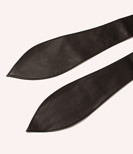 Women Lace up Tied Knot Corset Belt Costume Cinch Wide Waist Belts3