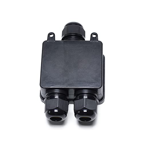 3 Way Plastic Waterproof External Electrical Junction Box Wire Connector ...