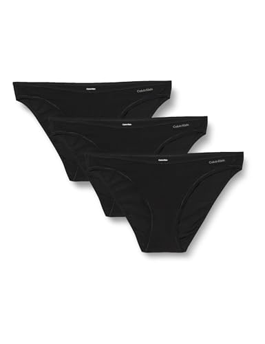 Calvin Klein Pack de 3 Braguitas Tipo Bikini de Algodón...