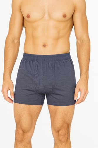 Image of Men's 100% Pure Combed Cotton Solid Briefs | Trunk with Soft Concealed Waistband (Pack of 5, Multicolored - Colours May Vary)