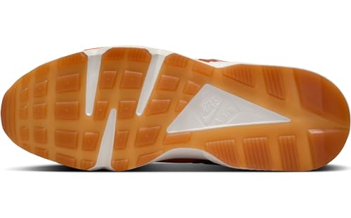 Nike Air Huarache Runner Men's Shoes (DZ3306-800, Monarch/Dark Russet/Gum Dark Brown/Sail) Size 11.53