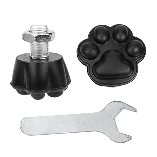 HOLIDYOYO 1set Rubber Roller Skates Brakes Cat Claw Shape Toe Stops Easy Install for Skating