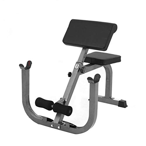 Seated Arm Curl Bench Preacher for Dumbbell or EZ Bar Bicep Curls-Platinum