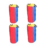 HEALSOPTHY 4 Stück Teiliges Bunte Hüpfsäcke für Erwachsene Strapazierfähige Kartoffelsack rennsäcke aus Hochwertigem für Outdoor Spiele Familienfeiern Geburtstage und Sporttraining