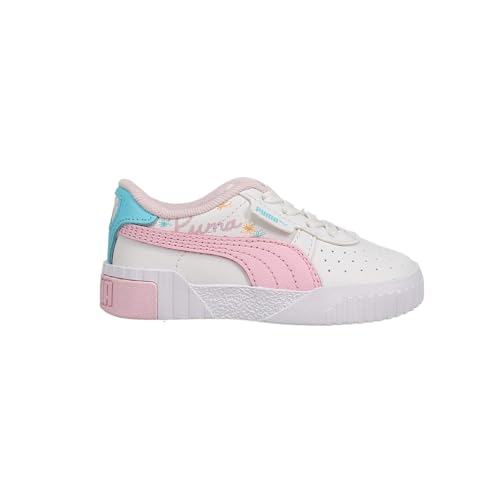 PUMA Toddler Girls Cali Spring Sketchbook Lace Up Sneakers Shoes Casual - White - Size 9 M