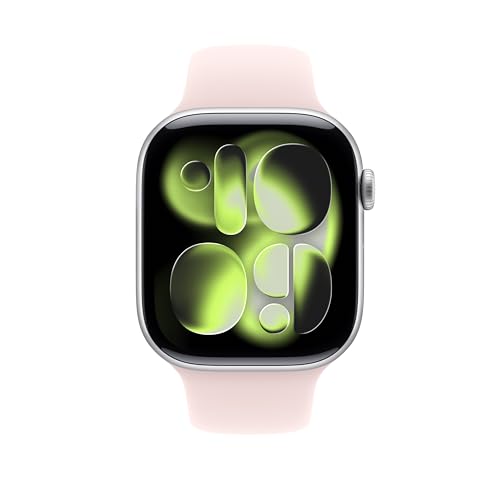 Image of Apple Watch Band - Sport Band - 46mm - Soft Pink - M /L