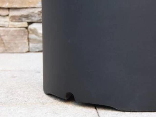 Miniatura 7 de AMS Fireplace  Elementi Cubierta para Tanque de Propano de 20 Libras (Cilindro - Gris Oscuro)  Hormigón Reforzado con Fibra de Vidrio Hecho a Mano,