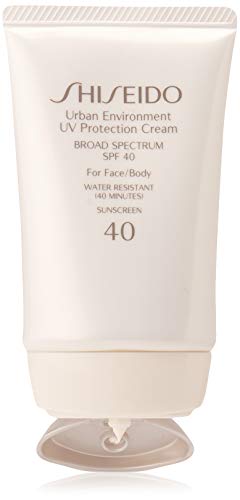 Shiseido Urban Environment UV Protection Cream Broad Spectrum SPF 40 for Face, 1.9 Ounce