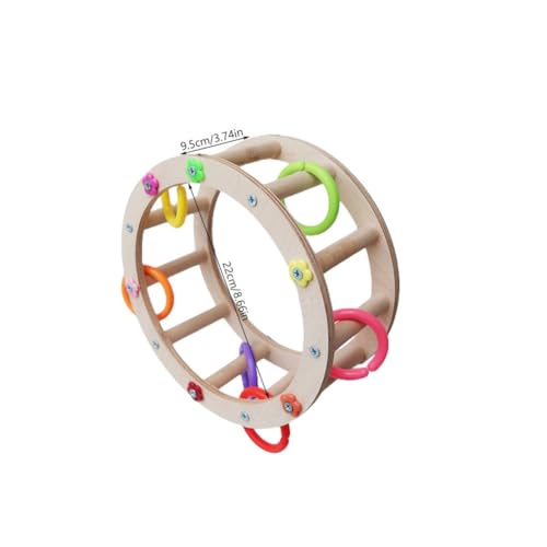 Image of Leheybia 1 Pcs Parrot Bird Toy Parrot Ferris Wheel Bird Toy Rotating Perch Toy Bird Swing Bird Swing Toys for Birds Perches
