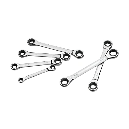 Leliafleury CR-V Double Ratcheting Wrench, 72-Tooth, 5-Degree Swing Arc - Image 2