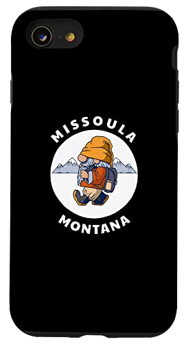 iPhone SE (2020) / 7 / 8 Missoula Montana Mountains Hiking Gnome MT Souvenir Case