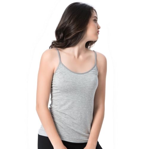 Image of Ibeauti Womens Camisoles Tops with Built in Padded Bra Basic Breathable Tank Top