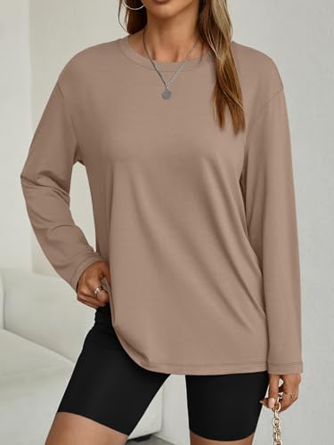 AUTOMET Women's Oversized Long Sleeve Shirts Fall Trendy Tops Fashion Gym Baggy Basic Casual Loose Fit Workout Y2k Clothes2