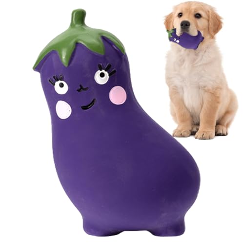 Welpen Zahnen Spielzeug, Welpen Kauspielzeug zum Zahnen - Karotte Hund Beißspielzeug, Kauspielzeug für Lauch Hund Latex Gemüse Niedlich Wiederverwendbar für Aggressive Kauer