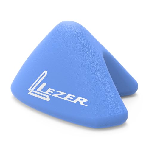 LEZER Trigger Massage Point, Manual Massage Ball, Muscle Knots Relief Tool, Myofascial Release, Physical Therapy, Deep Tissue Back Massage, Plantar Fasciitis, 2.9 in x 2.1 in (Blue)