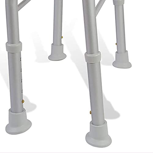 Chaise de Douche avec Dossier de Luxe en Aluminium Robuste pour Senior - 8