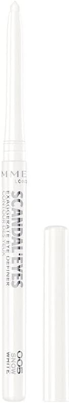 Rimmel London Scandaleyes Exaggerate Matte Pencil Eye Definer - Snow White, Blue